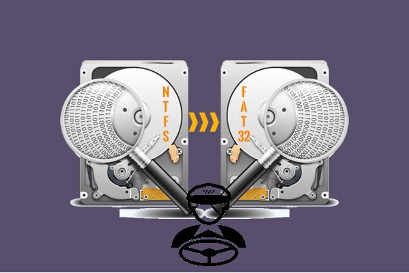 Immagine di Come convertire il formato dell'unità Windows da FAT32 a NTFS | software-gratuito-per-convertire-ntfs-in-fat-32-miniatura-DzTechs