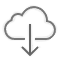iCloud 下載圖標