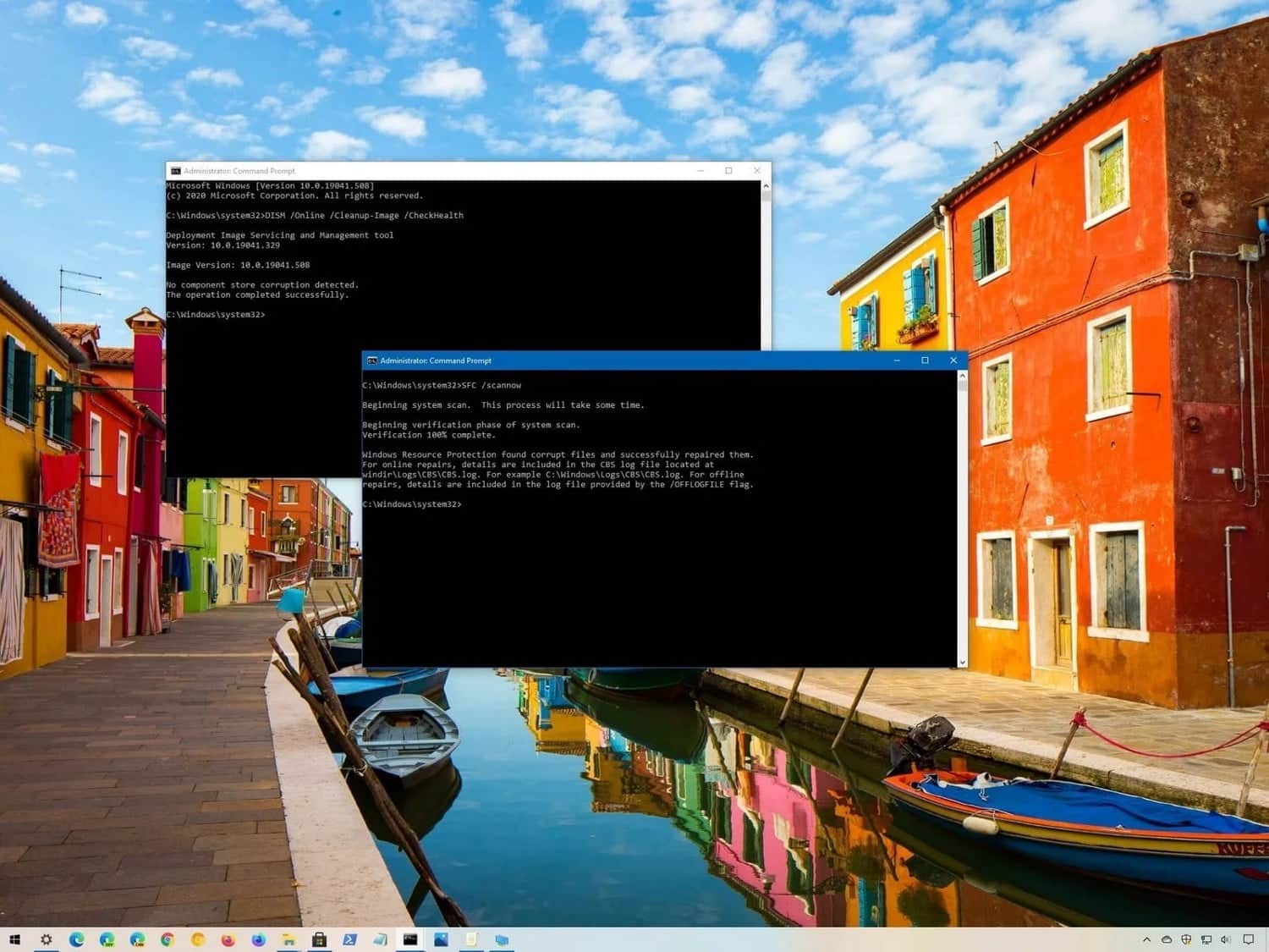 Windows'ta CHKDSK, SFC ve DISM arasındaki farkları ve bunların nasıl kullanılabileceğini analiz etme ve açıklama resmi | 1bkQYHjfzg38A_w85yjYHeA-DzTechs