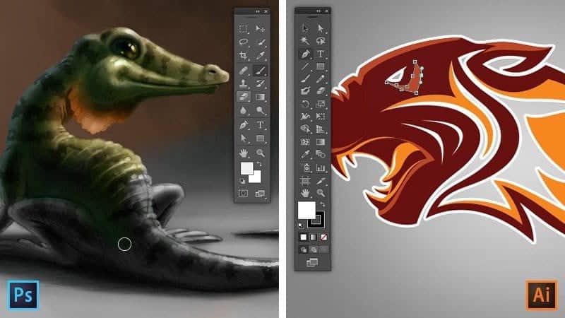 Εικόνα σύγκρισης μεταξύ Adobe Illustrator και Photoshop: Ποια είναι η διαφορά; | 1xMClIZAWnZZeMIV8L6Jo4g-DzTechs