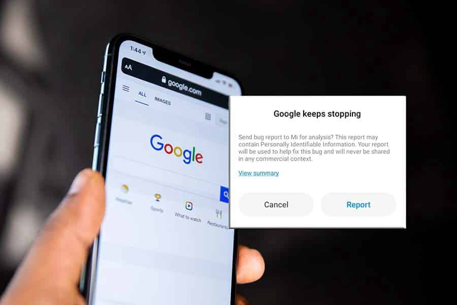 如何修復 Android 上的「Google 持續停止」錯誤圖片 | 1eWa5u8-_Im39OWMIPe_-yQ-DzTechs