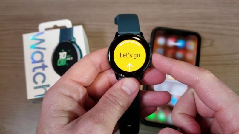 使用 iPhone 在 Galaxy Watch 上操作的圖片 | 1IutDGvrA9ugzs3-9GgL4kg-DzTechs
