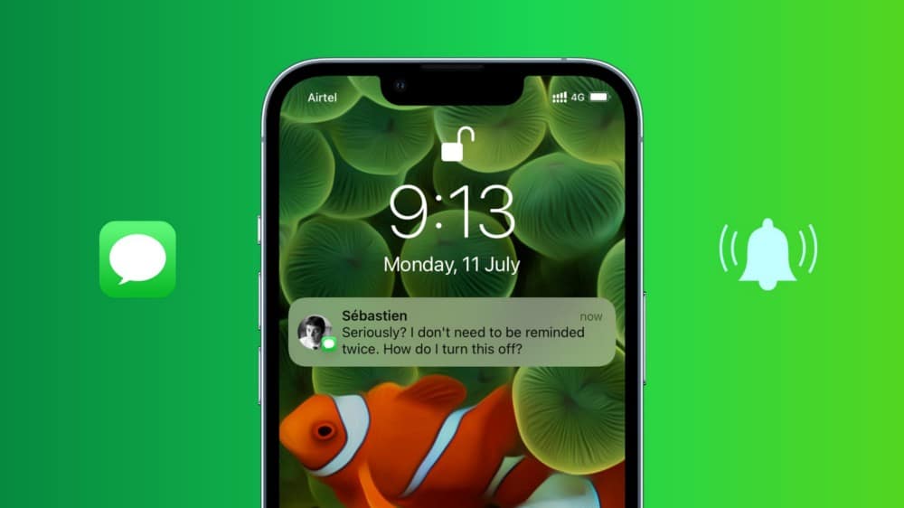 iPhone'da “Mesajlar” uyarısının iki kez çalması nasıl önlenir? | 1F08s5llSWY6x9O-AUznBJg-DzTechs