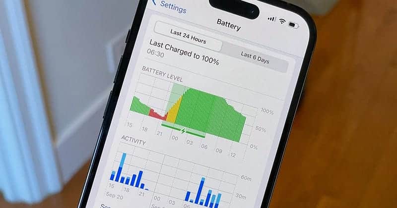 Obraz przedstawiający sposoby na wydłużenie czasu pracy baterii w telefonie iPhone 14 Pro | 1pwK3tGBtf9jzCnXNN5GkZw-DzTechs