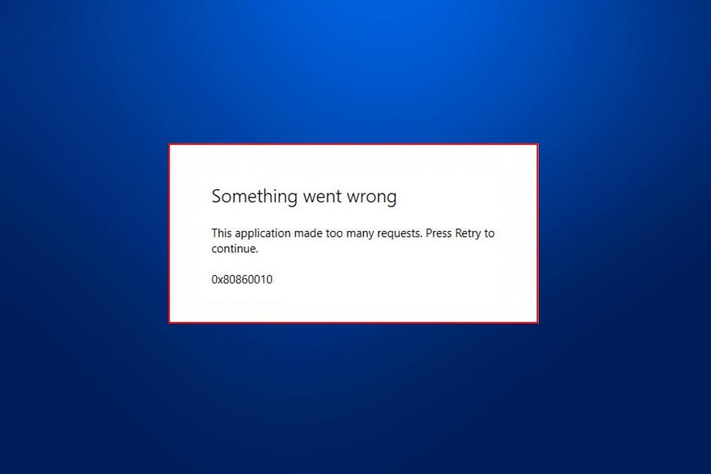 在 Windows 上修正「應用程式發出了太多請求」錯誤 (0x80860010) 的方法圖片 | 14aGtDUsCE8We-JR61-jq8A-DzTechs