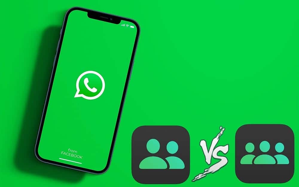 WhatsApp 커뮤니티와 WhatsApp 그룹을 비교한 이미지: 차이점은 무엇일까요? | 1GDy-RwLdQdH3yB06U8lY5w-DzTechs