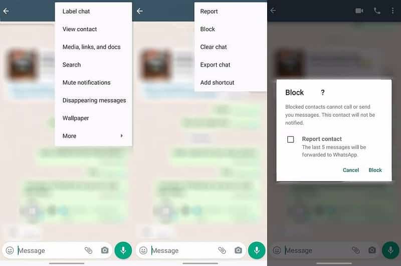 在 WhatsApp 上封鎖未知聯絡人