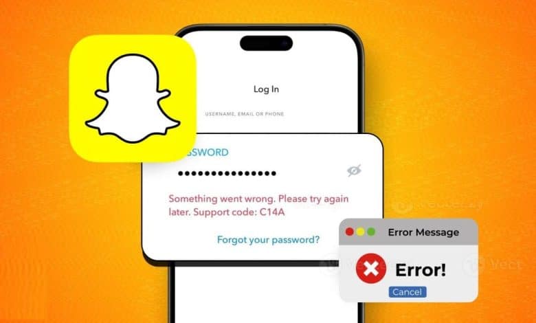 Bild zur Behebung des Supportcode-Fehlers C14A auf Snapchat | 1CEAlhy-ISldzyHaU7g59YA-DzTechs