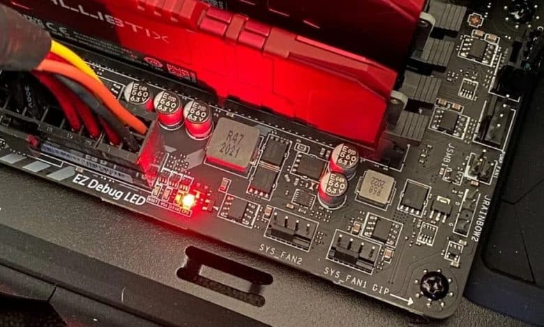 Bild zur effizienten Behebung von Rotlichtproblemen auf dem Motherboard | 1iE2zyPF-aHN0mxE1xQgzTg-DzTechs