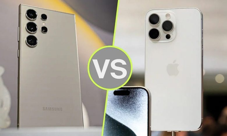 Bild eines Vergleichs zwischen dem Galaxy S24 Ultra und dem iPhone 15 Pro Max: Eine Anleitung zur Auswahl des idealen Telefons | 1SV0mujG_m7Q7DvsuAT7LWA-DzTechs
