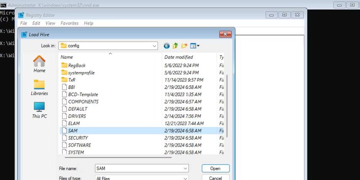 Abilitazione dell'account amministratore incorporato e nascosto tramite l'ambiente di ripristino di Windows 3