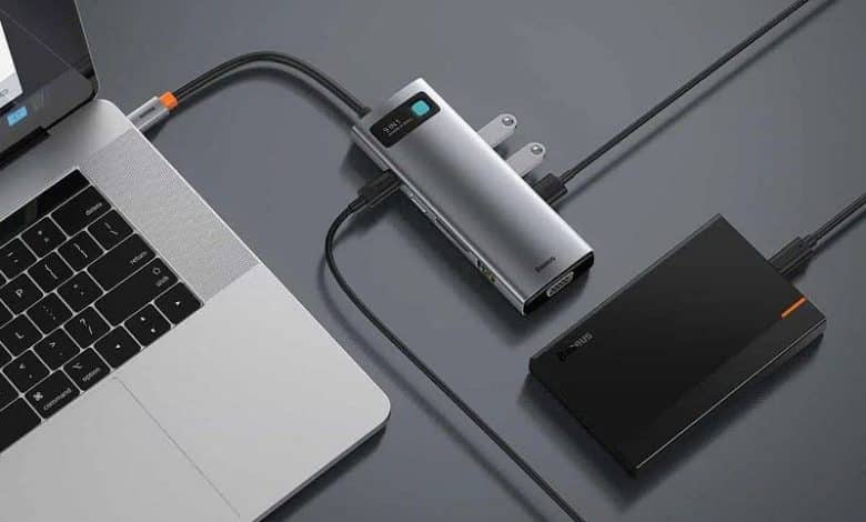 Foto de la revisión del concentrador USB 6 en 1 Baseus Metal Gleam Series II: una estación de acoplamiento que cabe en su bolsillo | 1YbRlUiiCGAdzUOltll02hA-DzTechs
