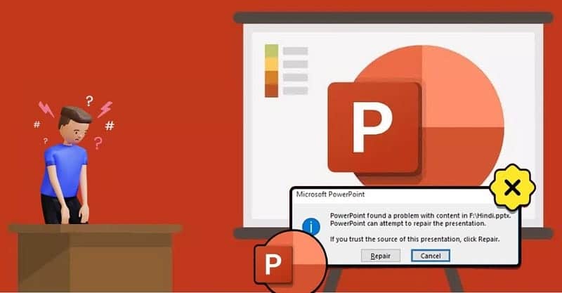 PowerPoint 上讀取簡報內容時出現錯誤問題的解決方案圖片 | 1c7TezAJy5nVx-iEiOwzK0w-DzTechs