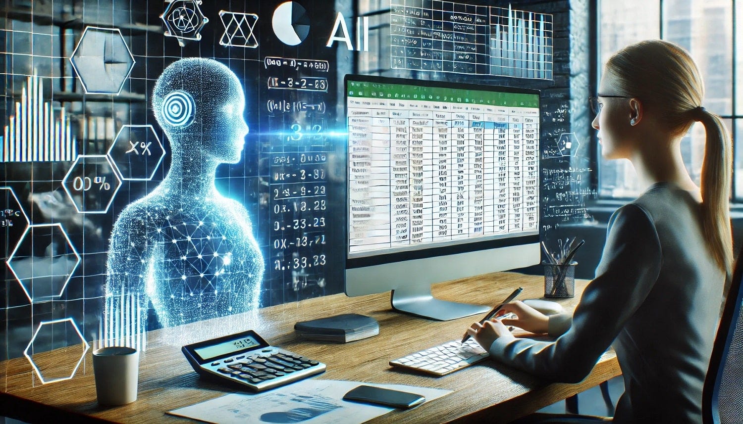 Imagem de como a inteligência artificial economiza tempo ao lidar com funções complexas no Excel | 1Hlc1_89bWcaSwhZzXvbTWg-DzTechs