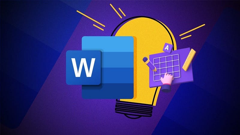 Microsoft Word'deki tabloları kullanarak bilgilerinizi kolayca düzenleyin görüntüsü | 1xv1kQ3P7i-1n87leGN-0TQ-DzTechs