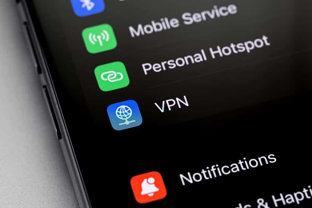 Stai utilizzando una VPN