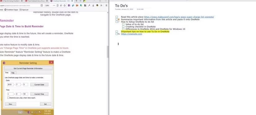 Закрепите OneNote, чтобы лучше управлять списком дел 2.