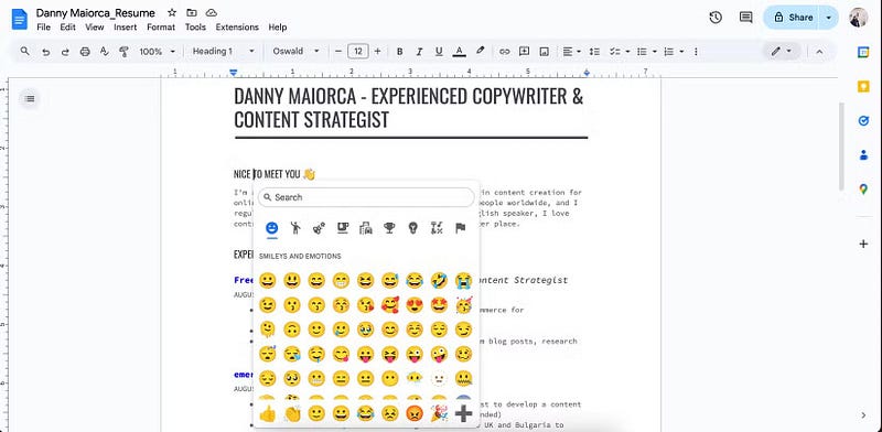 Personnaliser Google Docs