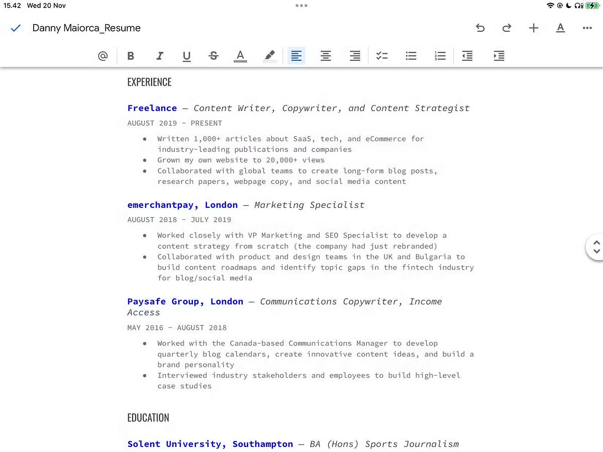 Utilisation multi-appareils dans Google Docs