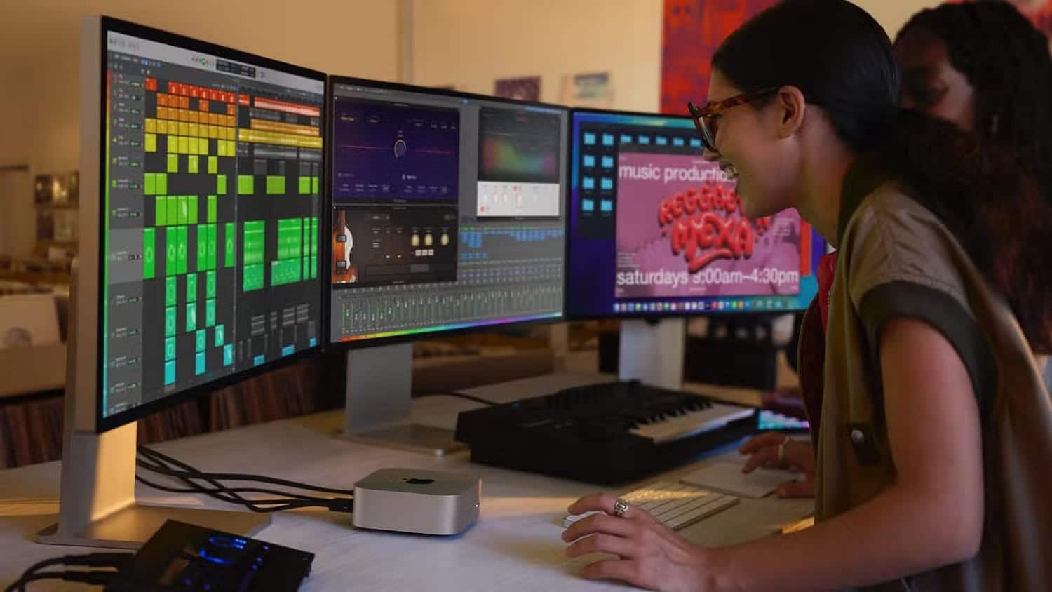Fornisce spazio per aggiungere un altro monitor per una configurazione multi-monitor