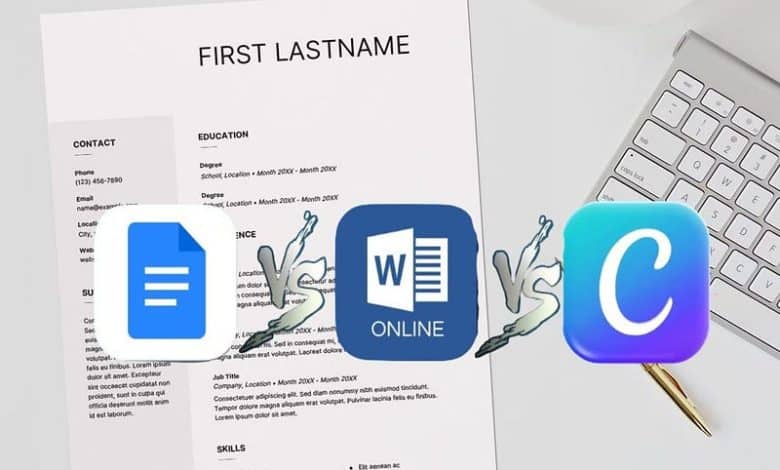 Comparaison complète : Canva, Word ou Google Docs – quel est le meilleur pour créer votre CV ?