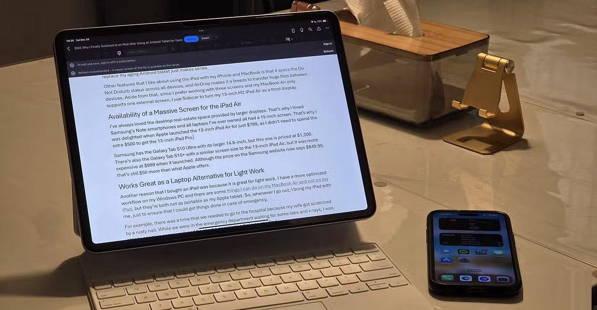 軽作業用のノートパソコンの代替品として最適です。