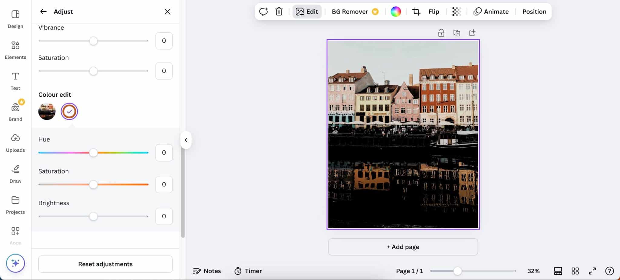 Modifica un singolo colore in Canva
