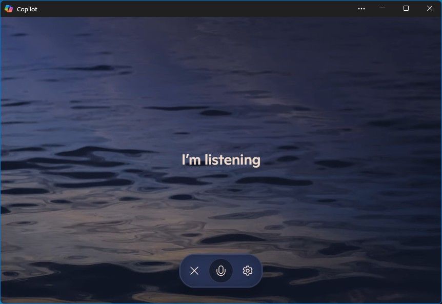 Aplikacja Copilot Voice na Windows