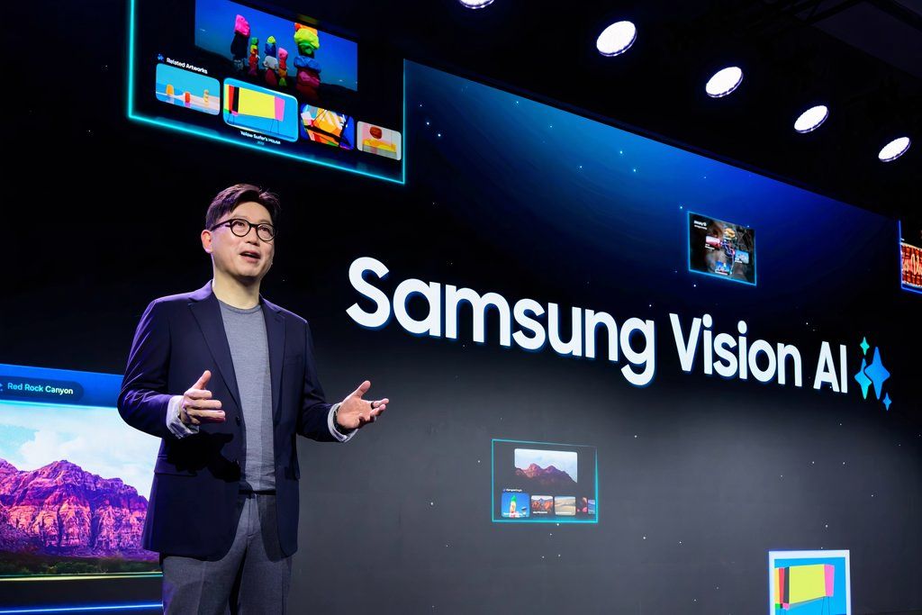 Samsung parla di Vision AI alla conferenza CES 2025.