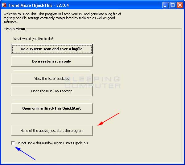 HijackThis Tutorial και Οδηγός