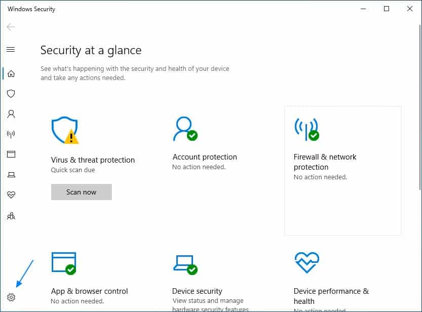 Экран безопасности Windows