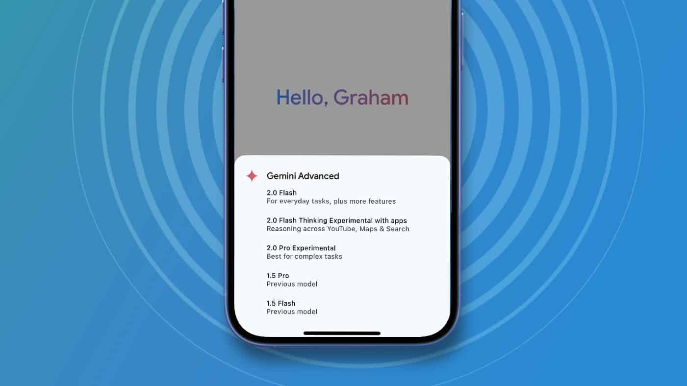 Google Gemini-App auf dem iPhone.