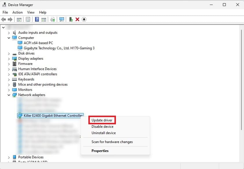 如何在 Windows 裝置管理員中更新驅動程式