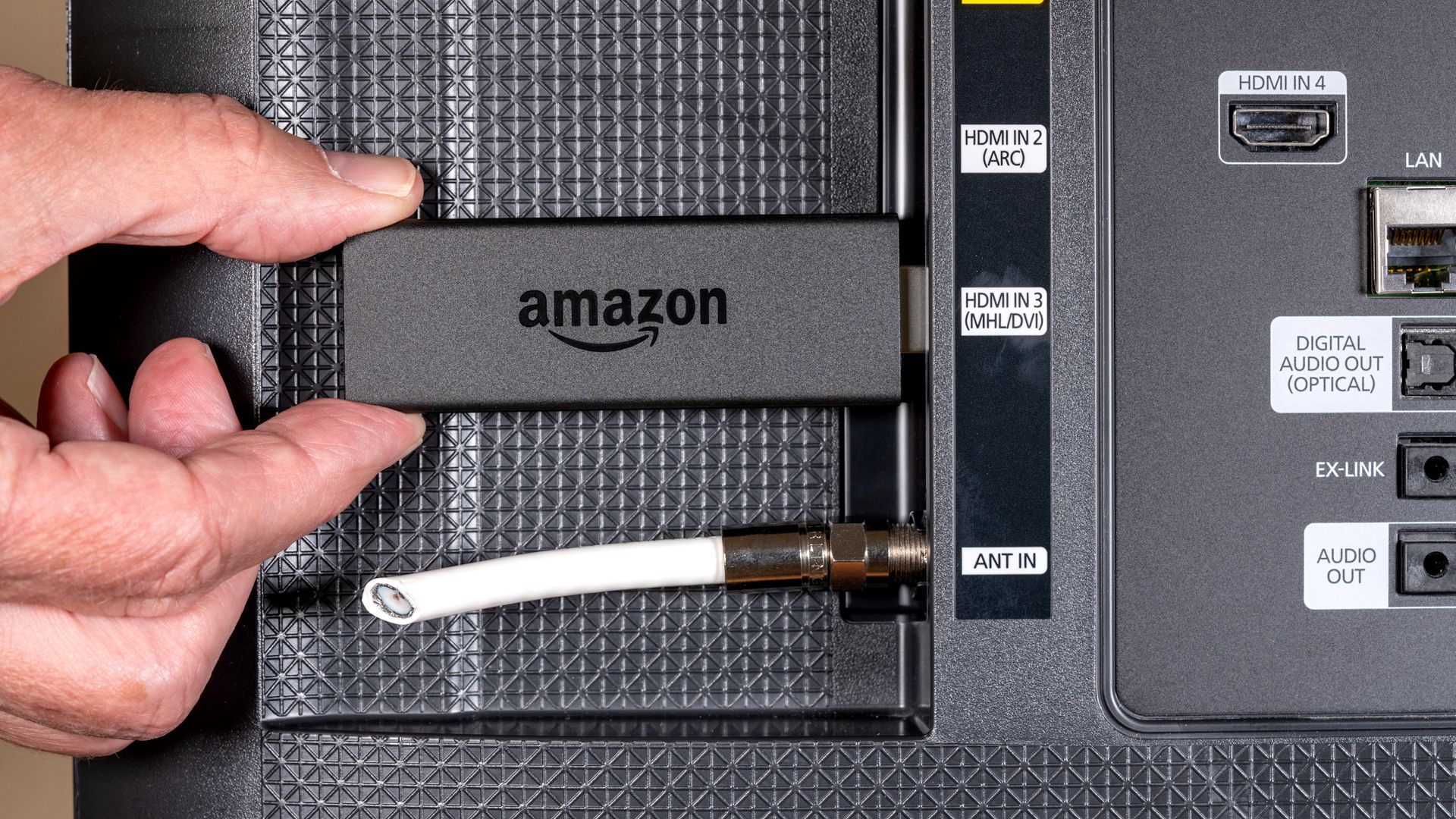 亞馬遜 Fire TV 電視棒,帶 HDMI 端口,電視天線已剪斷
