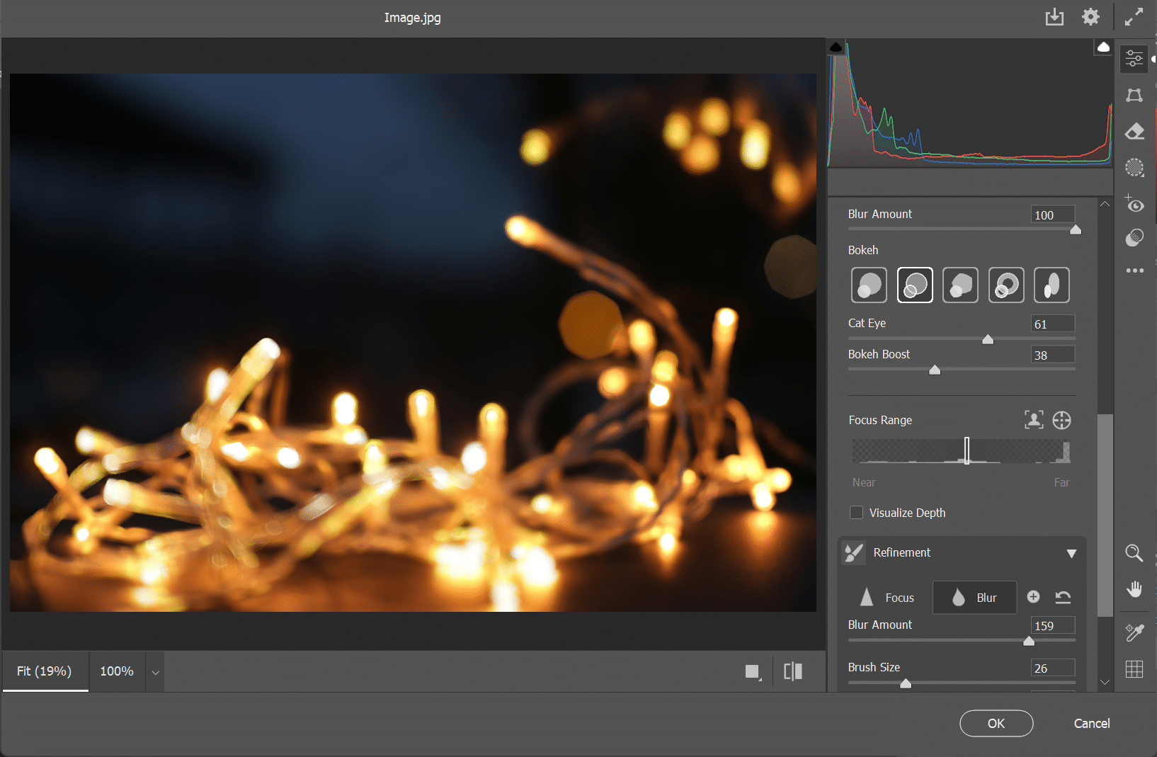 effetti bokeh artistici