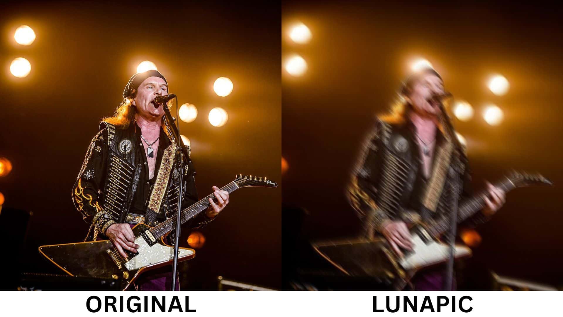 LunaPic 中的運動模糊