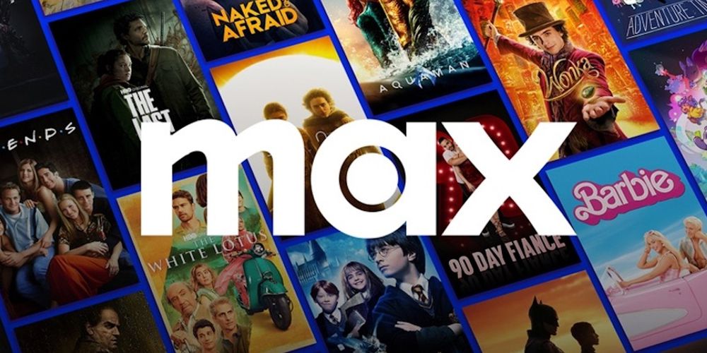 該服務最受歡迎的標題上的 Max 徽標