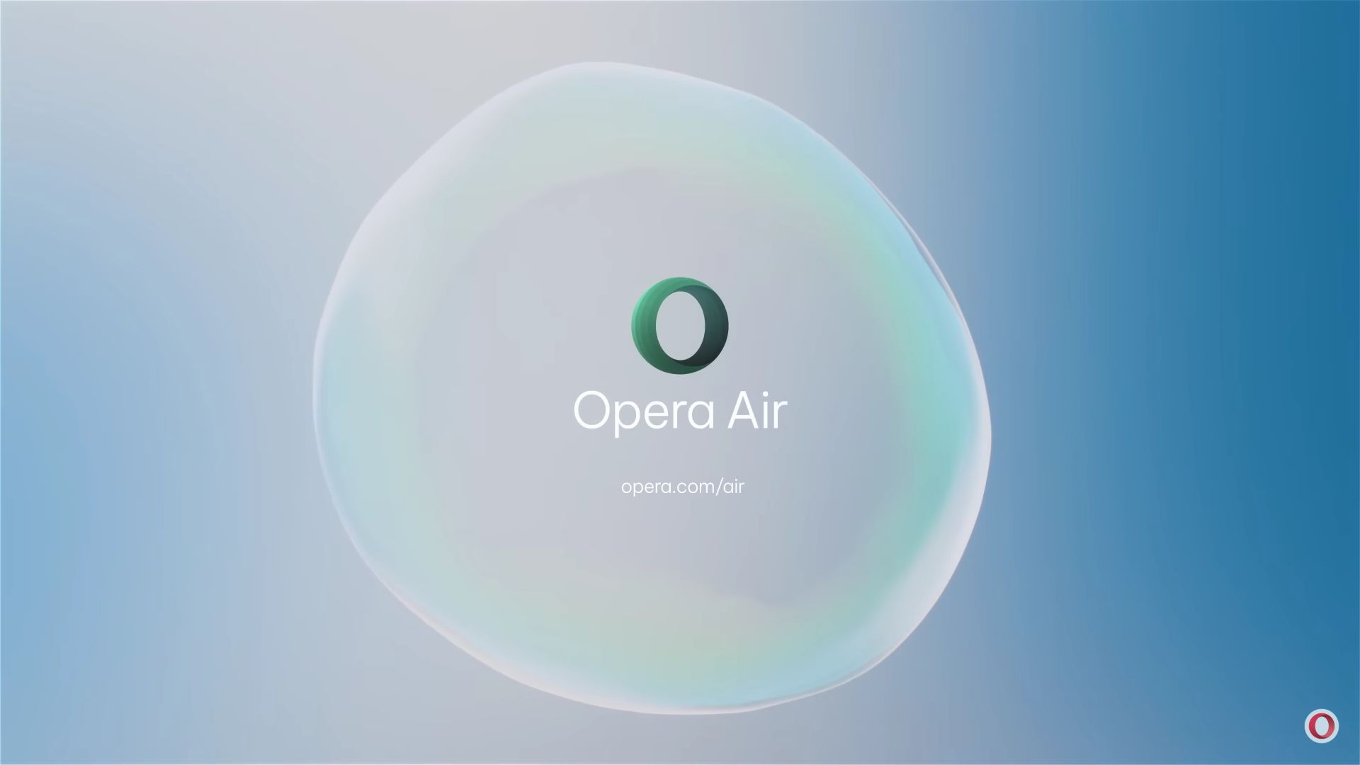 Nuovo logo del browser Opera Air