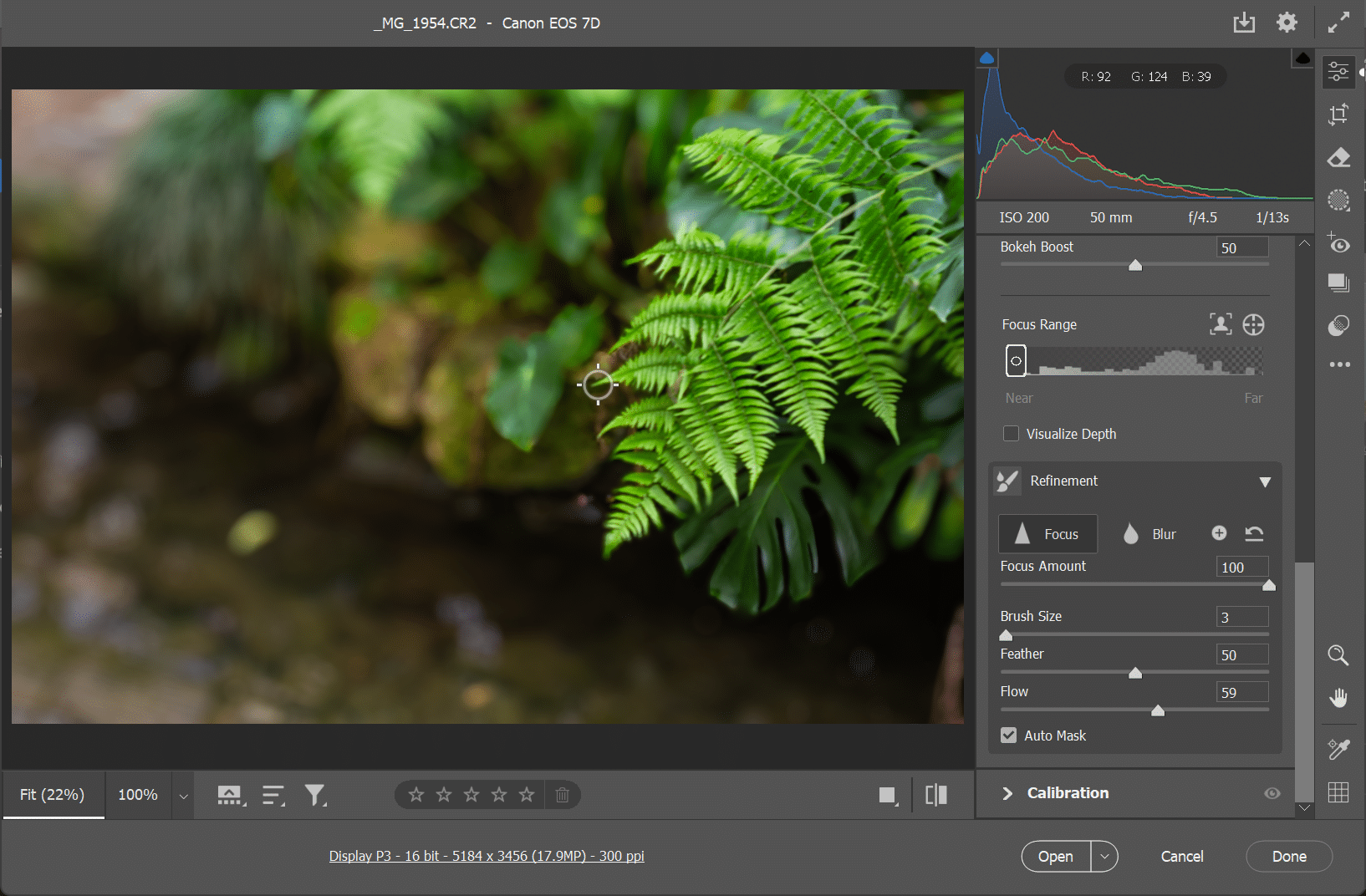 Migliorare la sfocatura dell'obiettivo in Photoshop