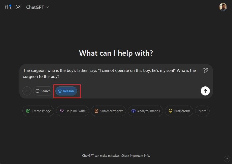 Utilizza il pulsante Ragionamento logico in ChatGPT che utilizza gratuitamente il modello o3-mini