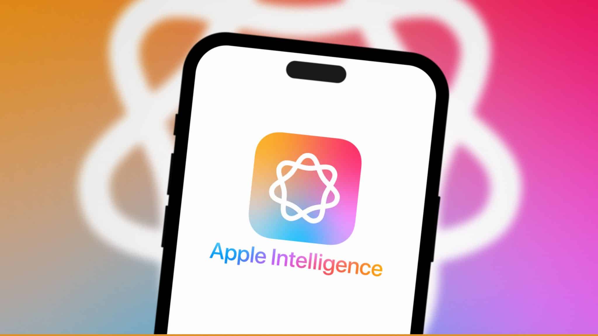 Το λογότυπο της Apple Intelligence στο iPhone.