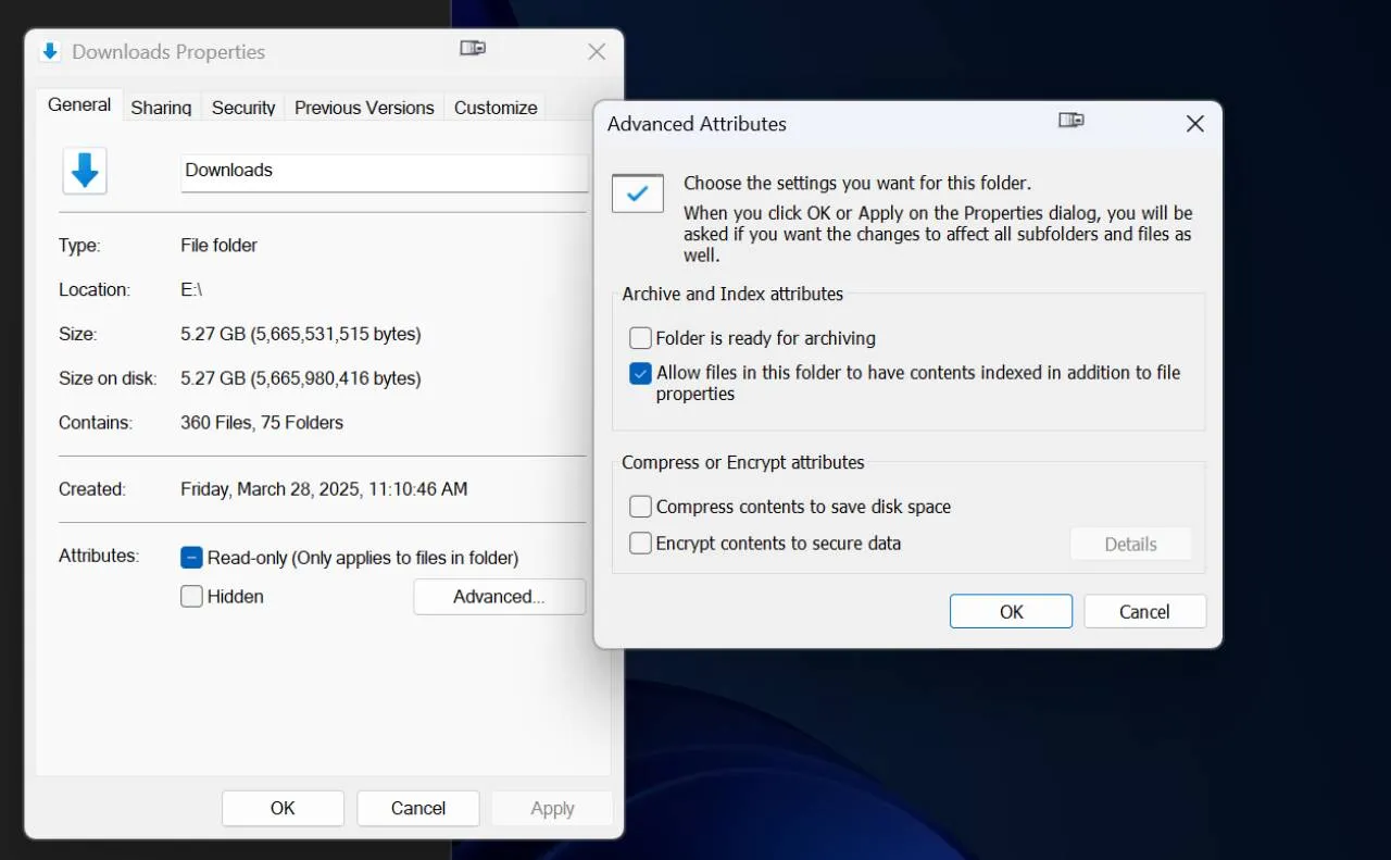 Windows 11 檔案總管中的壓縮檔案選項