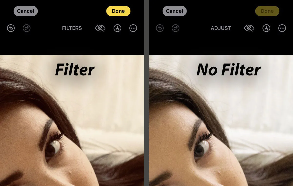 Filtro vs. Nessun filtro