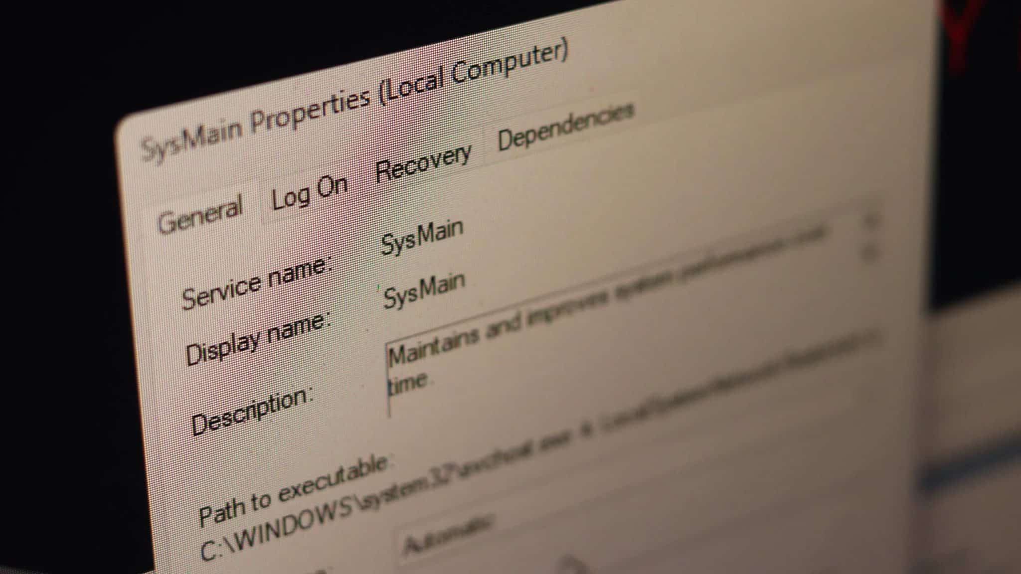 Windows 11 上的 SysMain 功能