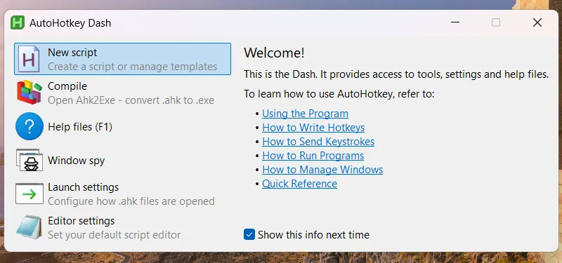 AutoHotkey-Windows-App