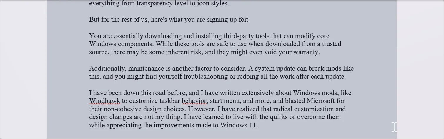 Microsoft Office Word 開啟時背景為灰色
