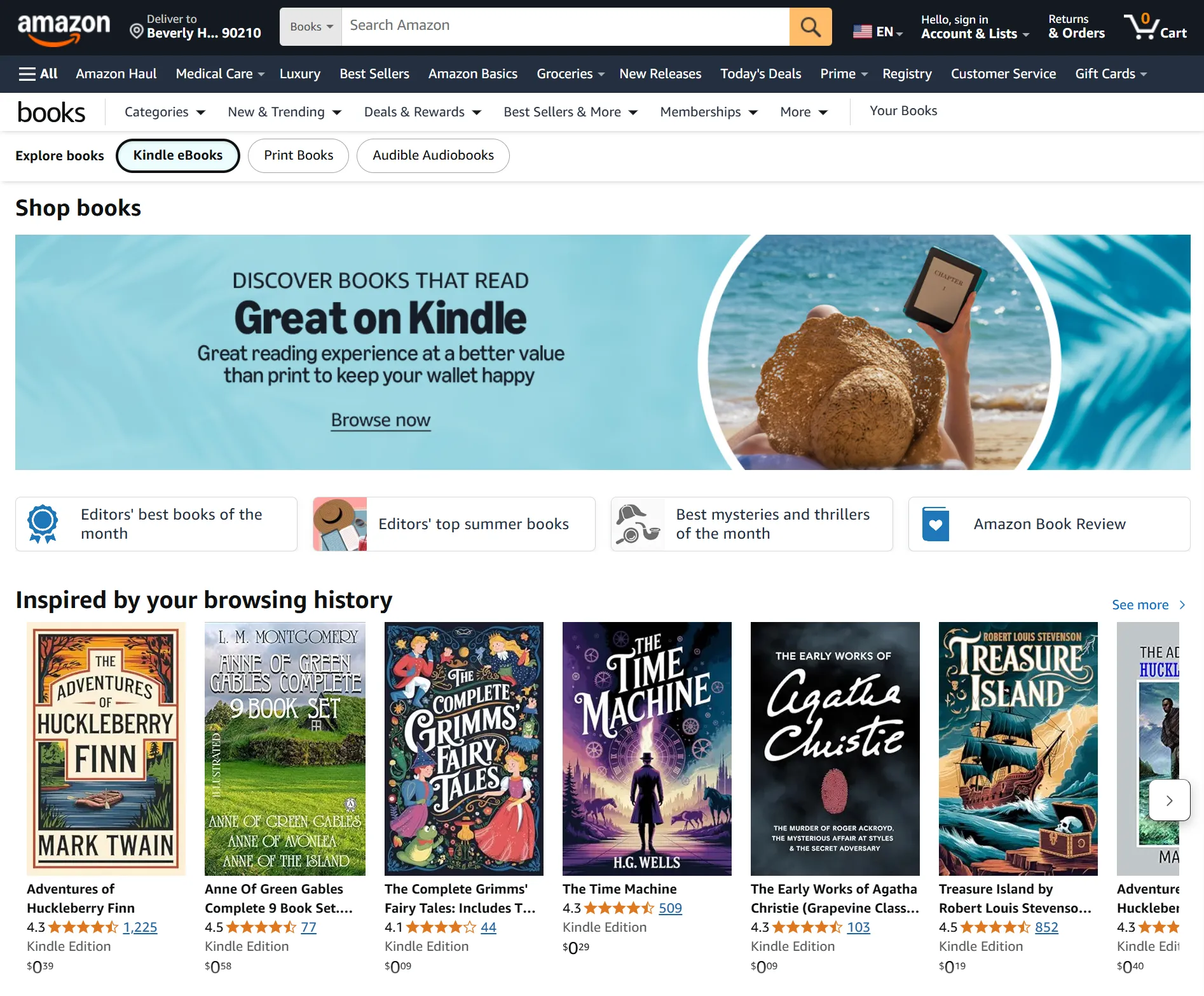 Negozio Kindle di Amazon