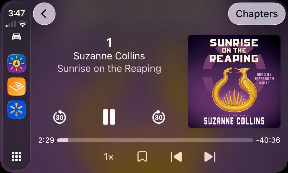 Audible-App auf Apple CarPlay