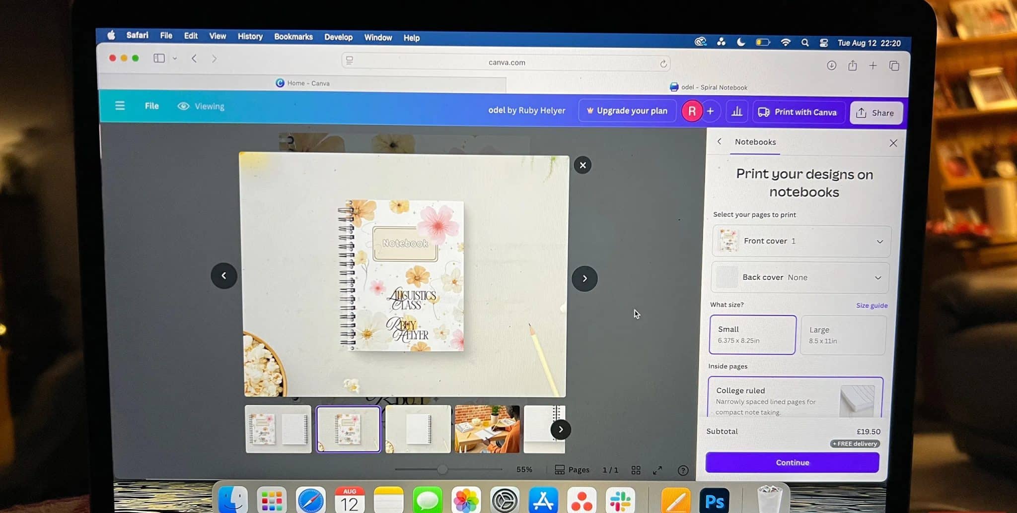 Canva 印刷店
