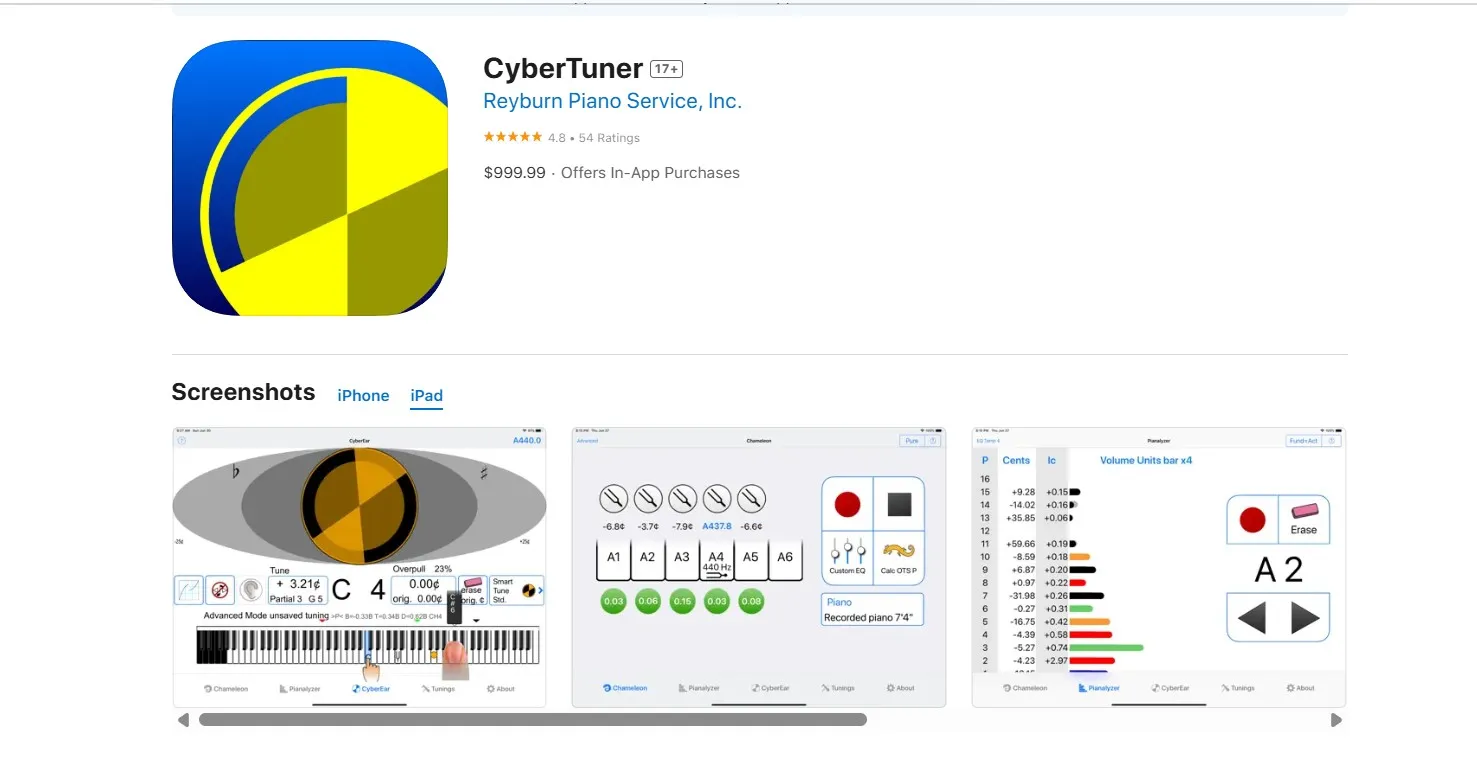 CyberTuner sull'App Store.